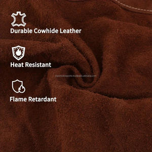 Tablier d'atelier de soudage 23,6x41,3 pouces, tabliers de forgeron robustes pour hommes et femmes, utilisation dans les restaurants et bars, marque personnalisée - Product Image 2