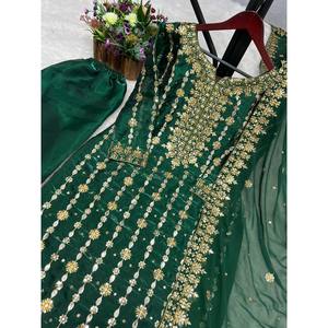 Conjunto de Top y Dupatta para Fiesta, Elegante y Hermoso para Mujer - Product Image 3