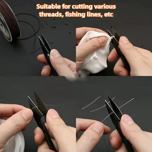 Professional Tailor <b>Scissor</b> Carbon Steel Thread Snips U Shape Spring <b>Sewing</b> <b>Scissors</b> Tailoring Craft DIY Garment Manganese - Product Image 3