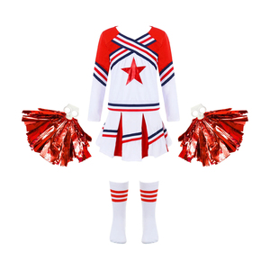 Uniforme de cheerleading pour femmes adultes personnalisable, tissu respirant en polyester avec impression par transfert thermique, fabriqué au Pakistan - Product Image 1