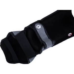 Twins Muay Thai Gray Boxing <b>Gloves</b> And Shin Guards Real Leather Hook Loop Closure Adjustable Wrist Strap Martial Arts Gear - Product Image 4