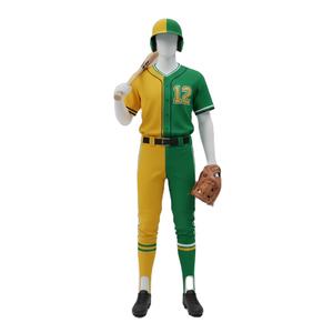 Tenues de baseball sur mesure haute performance pour équipes adultes, imprimées, avec tissu respirant et à séchage rapide - Product Image 1