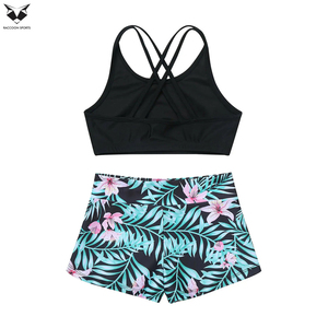 Hecho en Pakistán, el mejor producto de ropa deportiva para gimnasio, estampado por sublimación, la más alta calidad, el estilo más nuevo, conjuntos deportivos para mujer. - Product Image 2