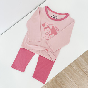 Wholesale Kids Long Sleeve Clothing Set Cute Print Soft Korean Style Autumn Winter Outfit OEM Vietnam Manufacturer Supplier Fact - Product Image 1