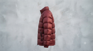 Veste d'hiver matelassée en duvet pour homme, fermeture éclair, col montant, capuche, vêtement d'extérieur décontracté - Product Image 3