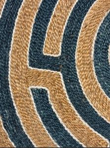 Handwoven <b>Round</b> Rug Eco-friendly <b>Carpet</b> for Living Room and Decor Bedroom Designs Customized Handmade Rug On Sale Price - Product Image 2