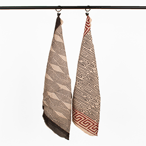 Craftjaipur High Quality Skin-Friendly Multifunctional Hand Block Print Geometric Pattern Cotton Bandana <b>Square</b> <b>Scarf</b> Casual - Product Image 3
