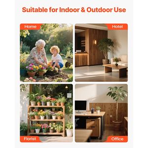 Carrello per Piante da Giardino Resistente con Braccio di Presa Regolabile, Capacità di Carico fino a 65 kg, Carrello per Spostare Piante in Vaso - Product Image 6