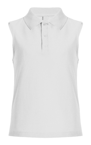 Débardeur sans manches pour femme en tricot sportif à col, qualité supérieure, confortable, vêtements décontractés pour femme, logo personnalisé - Product Image 2