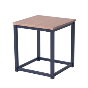 Luxury Design Metal Frame Dining Set With 4 Wooden <b>Stools</b> and Minimalist Style for Home Furniture Decoration - Product Image 5