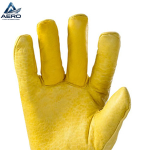 Guantes de trabajo de cuero de doble palma para hombre, guantes de seguridad para montadores y ajustadores, protección para las manos. - Product Image 5