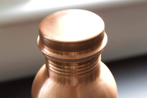 34oz Pure Copper <b>metal</b> Cup Gym Drinkware <b>Metal</b> Alkaline Ayurvedic Copper <b>Water</b> <b>Bottle</b> - Product Image 4