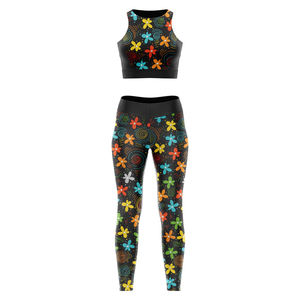 Ensembles de yoga pour femmes en marque privée à prix avantageux avec les dernières tendances en matière de sublimation pour femmes - Product Image 3