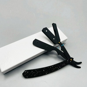 Private Label Shaving Razor Barber Razor Stainless Steel Straight Single Blade Barber Razor with LOGO Custom Packing Offers - Product Image 1