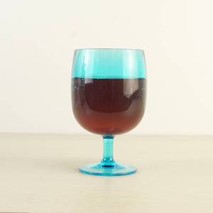 [Holar] Copa de vino pequeña de plástico azul de 360cc fabricada en Taiwán para Bar, fiesta, boda y comedor al aire libre - Product Image 5