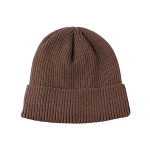 Bonnet brodé personnalisé à revers, vente en gros pour marques streetwear, tricot côtelé, marque privée, usine USA - Product Image 4