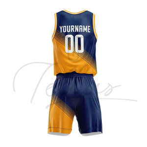 Uniforme de Baloncesto con Diseño Único, 100% Poliéster, Sin Mangas, Cuello en V, Secado Rápido, Personalizable con Nombre de Equipo, Alta Calidad - Product Image 1