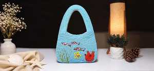 Sac à main pour femmes avec broderie perlée personnalisée, élégant sac à bandoulière décoratif - Product Image 1