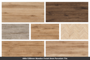 กระเบื้องปูพื้นลายไม้ธรรมชาติ สีโอ๊คอ่อน โทนไม้เบจ ลายไม้แนวนอน ผิวสัมผัสไม้ กระเบื้องพอร์ซเลน GVT PGVT - Product Image 5