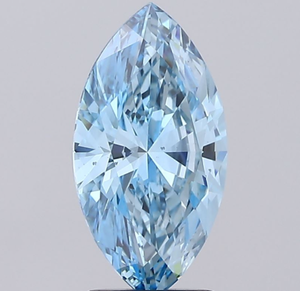 Diamante Cultivado en Laboratorio con Certificación IGI, Corte Marquise Modificado de 2.13 CT, Color Azul Intenso Fantasía, Claridad VS2, CVD 1, Joyería ROYAL GEMS - Product Image 3