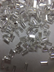 Alta calidad Blanco Cuerpo a Cuerpo laboratorio crecido Baguette corte diamantes sueltos VVS1 claridad princesa Corte todos los tamaños para la fabricación de joyas - Product Image 4