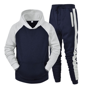Service OEM personnalisé, faible MOQ, ensemble de jogging pour homme, vêtements de sport, survêtement, sweat à capuche et pantalon de jogging, streetwear - Product Image 1