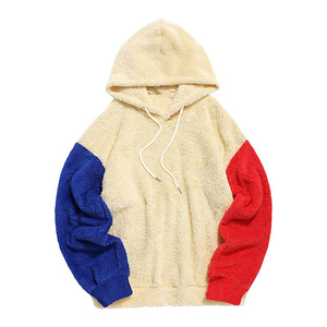 Veste zippée à capuche unisexe en polaire, couleur unie, vêtement d'hiver décontracté, coupe classique, matière en polyester tricoté - Product Image 6