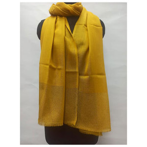 Presenting New Exclusive Collection of Premium Fine <b>Wool</b> Zari Pallah Stoles 70x200 CMS Elegant Soft Warm Stylish Winter Wear - Product Image 5