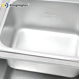 Kinghigher 1500W ชุดอุ่นอาหารหม้อคู่ไฟฟ้าเชิงพาณิชย์ชุดการแสดงฉนวนสำหรับโรงแรมร้านอาหารรวมถึง - Product Image 5