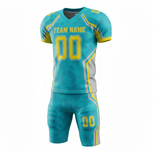 Conjunto de Uniforme de Fútbol Americano Personalizado, Transpirable, de Secado Rápido, Antibacterial y Anti-UV, con Logotipo en la Parte Delantera - Product Image 2