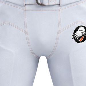 White American Football Shorts Men <b>Athletic</b> Uniform Lightweight Breathable Comfortable Training Shorts with Belt and Team Log - Product Image 5