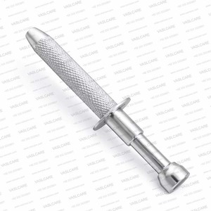 Outil de filetage manuel en acier inoxydable allemand, instrument professionnel d'insertion de bijoux pour piercing corporel, usage chirurgical ORL Vaslcare - Product Image 5