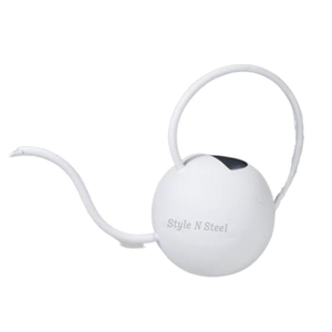 Arrosoir blanc pour jardin, arrosoir pour plantes, durable avec revêtement en poudre pour le jardinage à domicile avec jardinière - Product Image 1