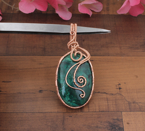 จี้เพทายชุบแพลตตินัมแบบไม่ซ้ำใคร สร้อยคอทำมือสไตล์วินเทจ ลวดเงินพันรอบ พร้อมคุณสมบัติบำบัดตามธรรมชาติ เครื่องประดับสไตล์โบโฮ ของขวัญ - Product Image 6