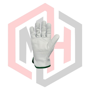 Gants de conducteur en cuir pleine fleur de qualité supérieure, gants de travail en cuir grainé antidérapants, résistants aux déchirures, respirants et anti-coupures - Product Image 2