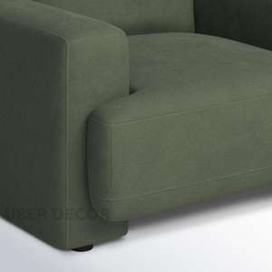 Modern Minimalist Verdan <b>Accent</b> <b>Chair</b> <b>for</b> <b>Living</b> <b>Room</b> or Bedroom Interiors - Product Image 3