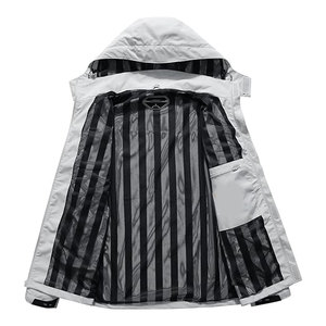 <b>Lightweight</b> Waterproof Hooded <b>Rain</b> <b>Jacket</b> Outdoor Raincoat Shell <b>Jacket</b> for Hiking Travel Camping Windproof Breathable Packable - Product Image 4