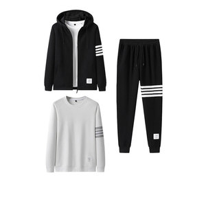 Chándales con Capucha para Hombre de la Mejor Calidad, Color Personalizado, Servicio OEM de Invierno, Poliéster/Algodón, Transpirable y Ligero - Product Image 3
