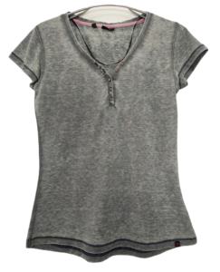 Camiseta corta de manga corta de verano para mujer, cómoda, transpirable, de algodón liso, diseño de impresión de alta calidad, logotipo de estilo informal - Product Image 1