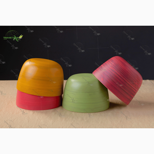 Bols en bambou bio personnalisés, solution de service jetable élégante pour les fêtes et la vie écologique - Product Image 6