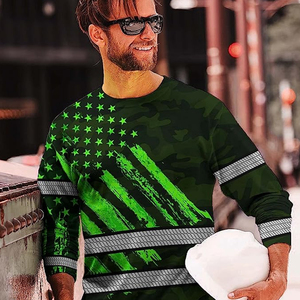 Cinta reflectante para hombres y mujeres, ropa deportiva para yoga, rave, danza, camiseta reflectante de trabajo, camisetas de seguridad sublimadas al por mayor - Product Image 5