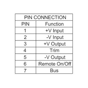 Convertidor de CC a CC de 15V 2.666A 40W con Entrada Ultra Ancha de 8.5~160V, Relación de Entrada 18:1, Encendido/Apagado Remoto Lógico Positivo con Función de Bus - Product Image 2
