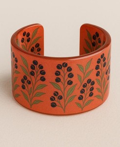 Printed Epoxy Resin Bangle Stack With Top Quality for Women Daily Wear Party Festive Artistic <b>Boho</b> Fashion Jewelry <b>Bracelet</b> Cuff - Product Image 1