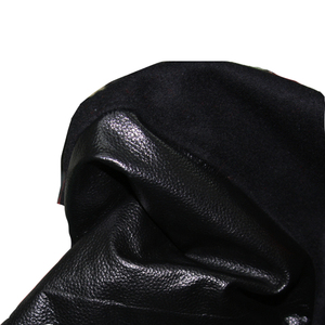 แจ็คเก็ตวาร์ซิตี้ไซส์ใหญ่พร้อมโลโก้สั่งทำพิเศษสำหรับผู้ชายและผู้หญิง ตัวเสื้อทำจากผ้าขนสัตว์ แขนเสื้อทำจากหนัง แจ็คเก็ตเบสบอลบอมเบอร์เลตเตอร์แมนสำหรับฤดูหนาว - Product Image 3