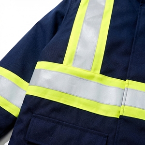 High Visibility Safety <b>Jacket</b> | <b>Reflective</b> Workwear <b>Jacket</b> <b>Men</b> | Waterproof Windproof | OEM Custom Safety Apparel Manufacturer - Product Image 6