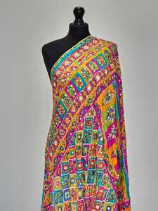 Handmade Silk Mirror <b>Shawls</b> Traditional Fashion Scarves & Hijabs Set Ethnic Wedding Party Wear Traditional <b>Women</b> Wholesale Set's - Product Image 4