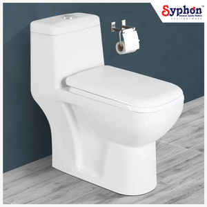 WC monobloc en céramique à poser au sol, certifié ISO et CE, disponible en grandes quantités, pour une utilisation dans des salles de bain luxueuses - Product Image 1
