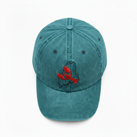Casquette en coton Oxford personnalisée unisexe avec boucle réglable, logo brodé de haute qualité, imperméable, 6 panneaux, chapeau de mode pour l'extérieur