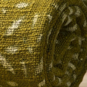 Verde hecho a mano bloque impreso Floral impreso sofá ropa de cama suave y transpirable Material - Product Image 2