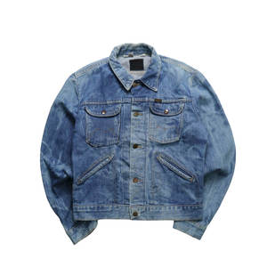 Blouson en jean slim décontracté pour homme 100 % coton, style urbain avec détails boutonnés, techniques de revêtement et de lavage, idéal pour l'automne - Product Image 5